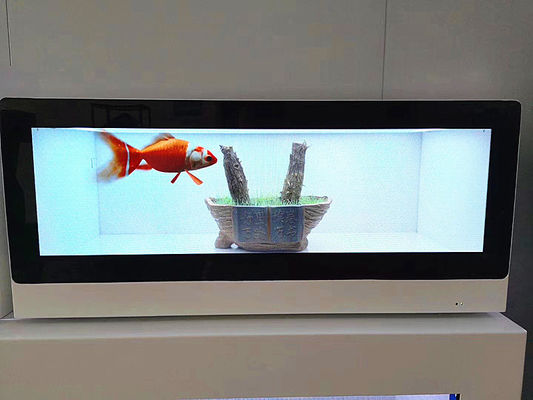 ประเทศจีน มัลติฟังก์ชั่นใสหน้าจอ LCD 55 นิ้ว 65 นิ้วสำหรับ Media Player Advertising ผู้ผลิต