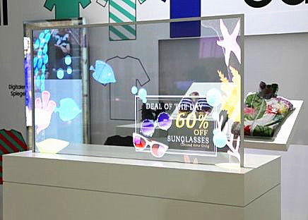 ประเทศจีน Maystar MS1 จอแสดงผล OLED ที่โปร่งใสสำหรับห้างสรรพสินค้าขนาดใหญ่ ผู้ผลิต
