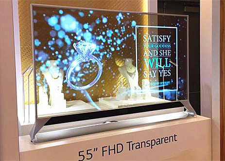 ประเทศจีน จอแสดงผล OLED แบบ Full HD โปร่งใสความละเอียด 1920 * 1080 มุมมอง 180 องศา ผู้ผลิต