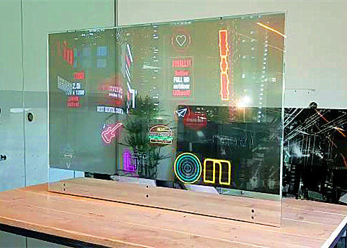 ขนาดที่กำหนดเอง OLED Clear Display / แผง OLED โปร่งใสแนวนอน ผู้ผลิต