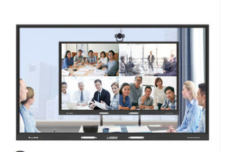 ห้องประชุม Ultrasonic Interactive Touch Screen Monitor Android 9.0.1